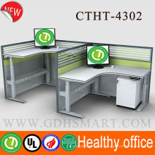 space saving furniture L shape steel height adjustable desk healthy protection Best office furniture outdoor furniture